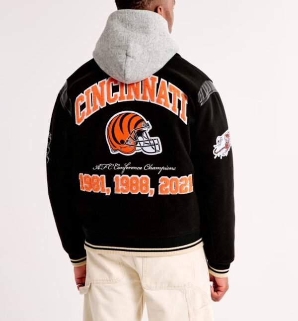 Cincinnati Bengals Varsity Bomber Jacket