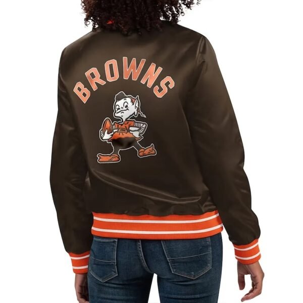 Cleveland Browns Full Count Satin Jacket