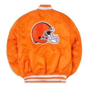 Cleveland Browns MA-1 Orange Jacket