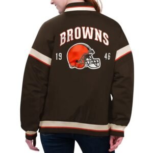 Cleveland Browns Tournament Varsity Jacket