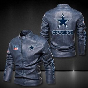 Dallas Cowboys Black Leather Jacket