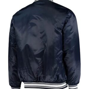 Denver Broncos Locker Room Full-Snap Satin Jacket