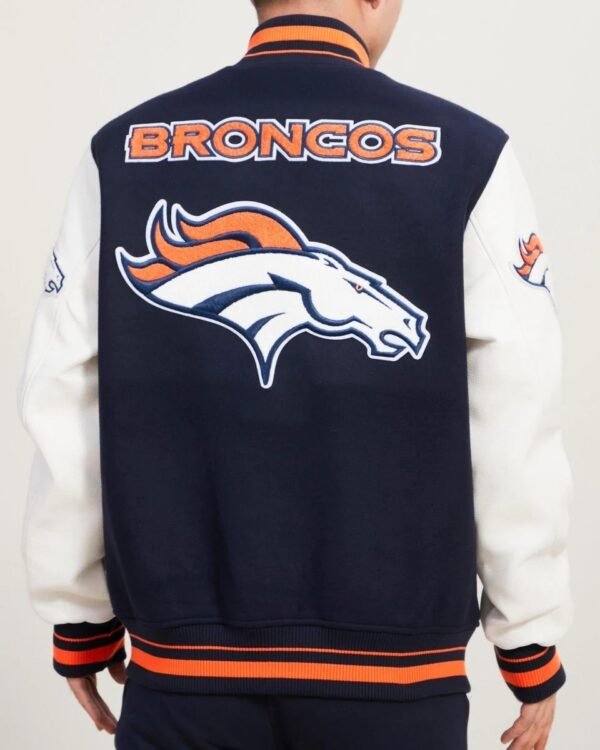 Denver Broncos Mash Up Wool Varsity Jacket