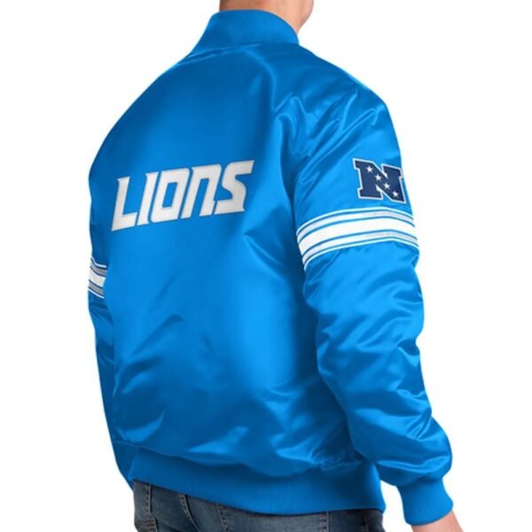 Detroit Lions Striped Bomber Jacket
