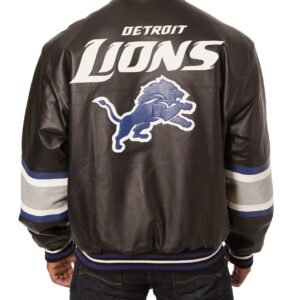 Detroit Lions Leather Jacket