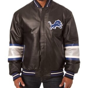 Detroit Lions Leather Jacket