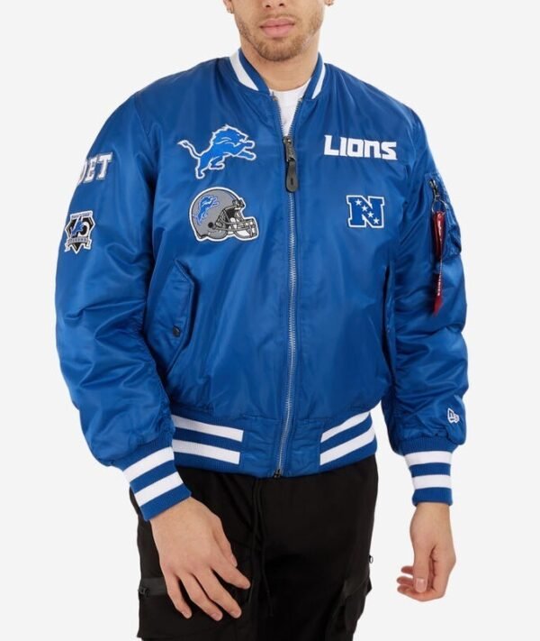 Detroit Lions Ma-1 Bomber Jacket