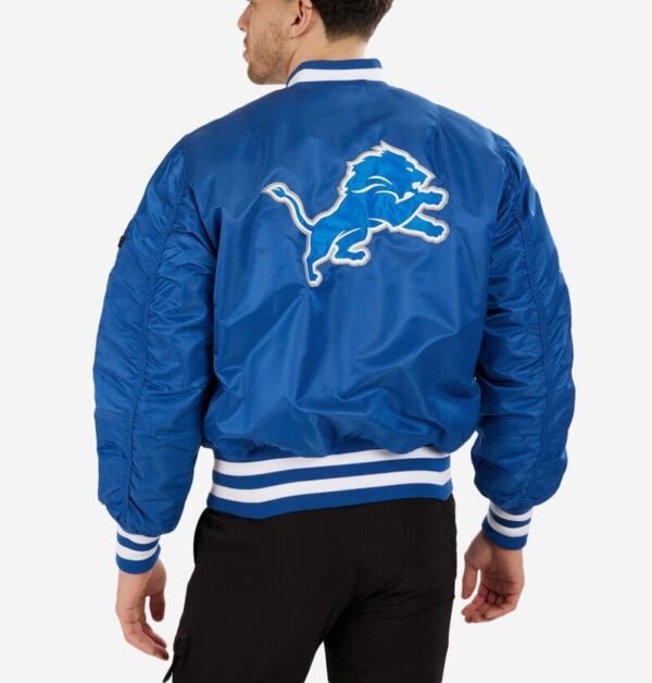 Detroit Lions Ma-1 Bomber Jacket