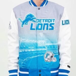 Detroit Lions Remix Wool Varsity Jacket
