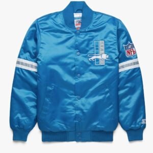 Detroit Lions Satin Varsity Jacket