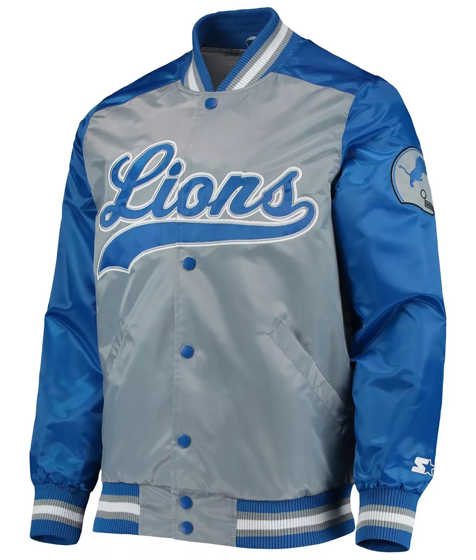 Detroit Lions The Tradition II Satin Jacket