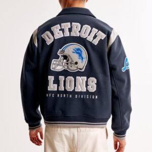 Detroit Lions Varsity Bomber Jacket