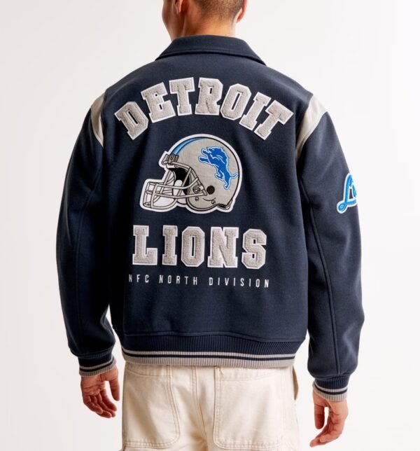 Detroit Lions Varsity Bomber Jacket