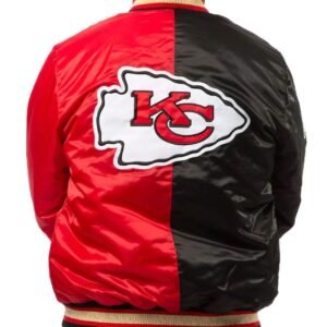 Kansas City Chiefs Red And Black Varsity Jacket