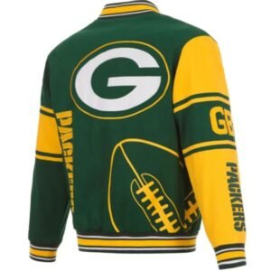 Green Bay Packers Green & Yellow Varsity Jacket