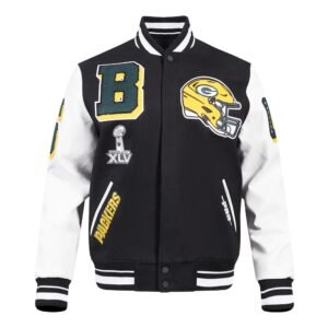 Green Bay Packers Mashup Varsity Jacket
