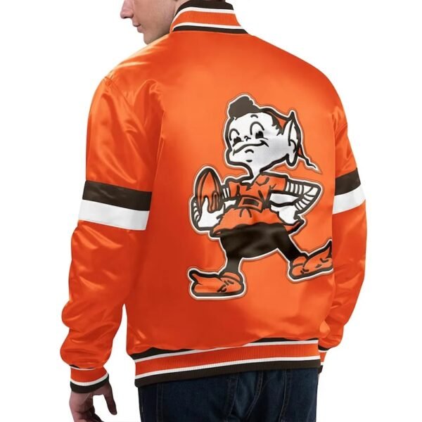 Home Game Cleveland Browns Orange Jacket