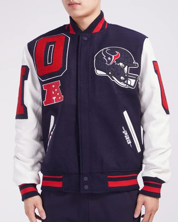 Houston Texans Mashup Varsity Jacket