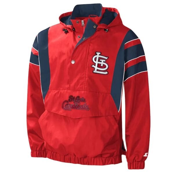 Impact St. Louis Cardinals Half-Zip Hoodie Jacket