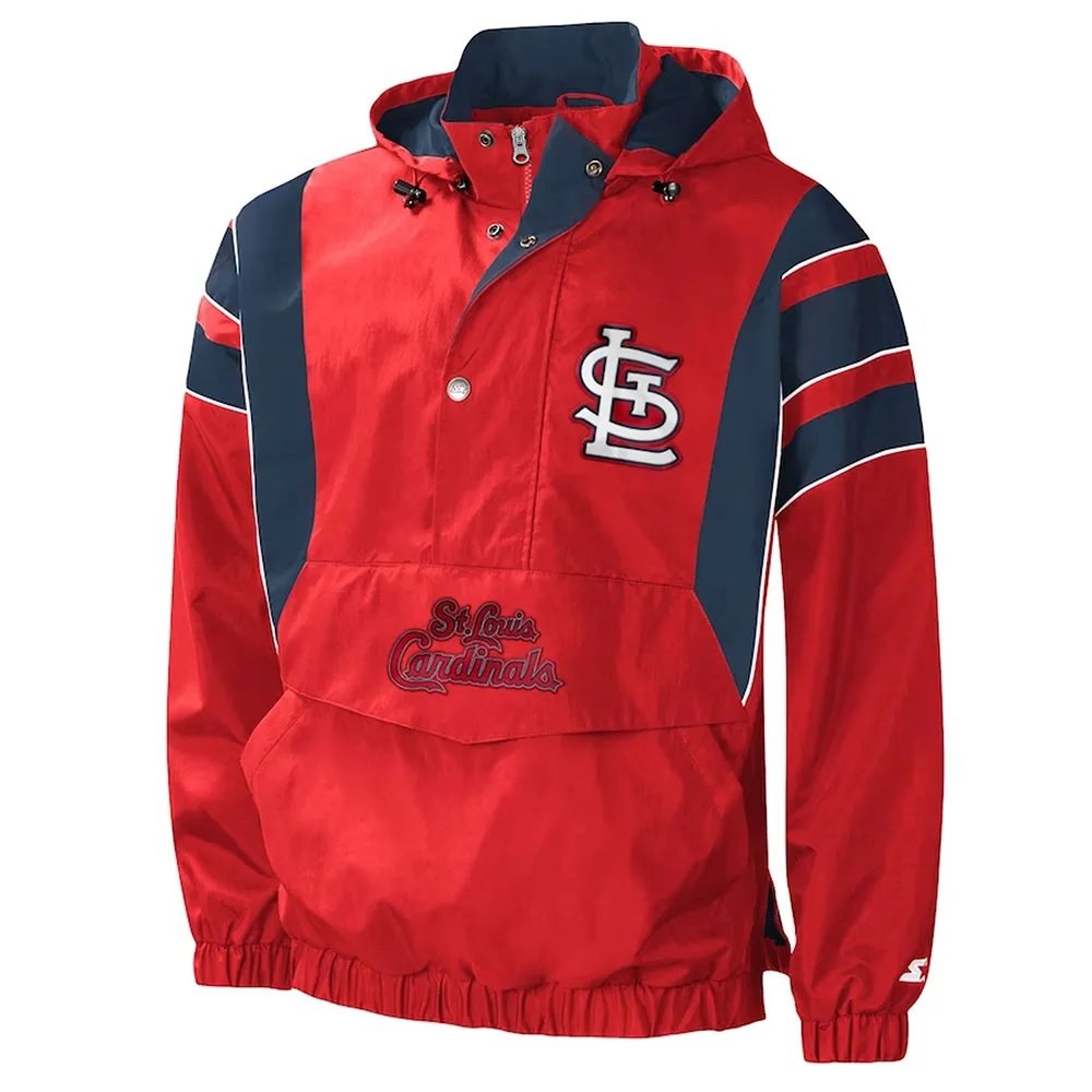 Impact St. Louis Cardinals Half-Zip Hoodie Jacket