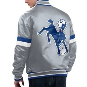 Indianapolis Colts Gridiron Classics Home Game Satin Jacket