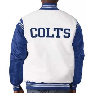Indianapolis Colts Historic Logo Renegade Satin Jacket