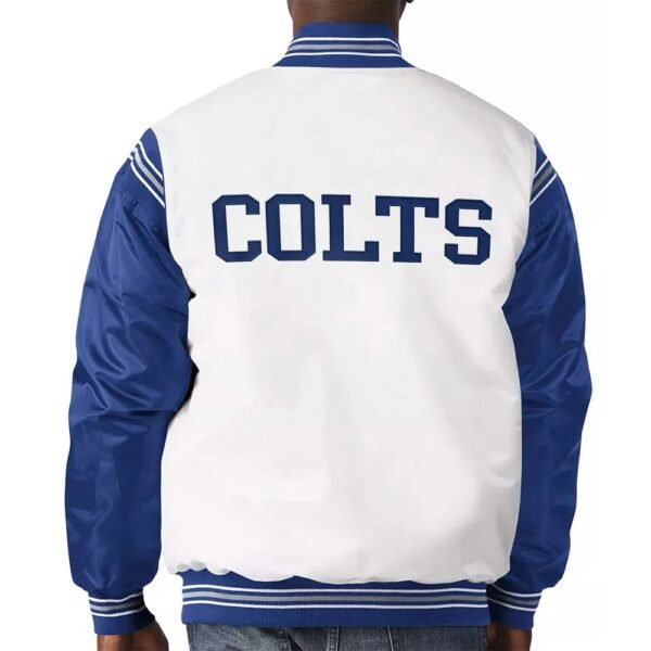 Indianapolis Colts Historic Logo Renegade Satin Jacket
