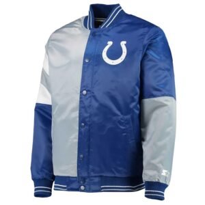 Indianapolis Colts Leader Varsity Satin Jacket