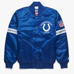 Indianapolis Colts Satin Varsity Jacket