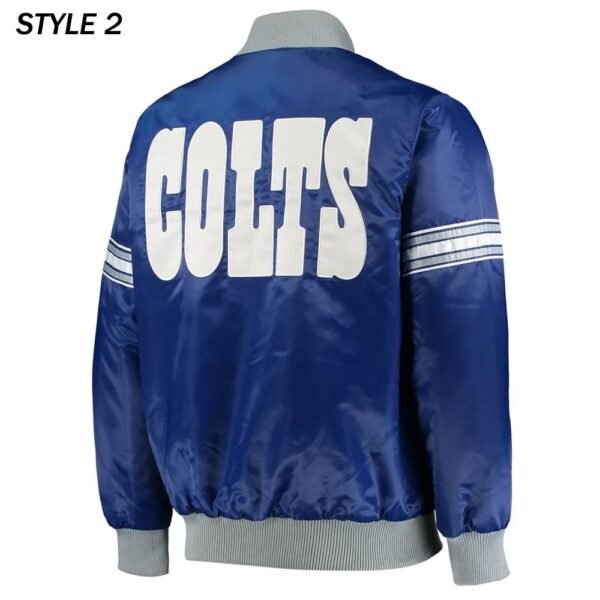 Indianapolis Colts The Tradition II Team Satin Jacket