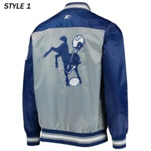 Indianapolis Colts The Tradition II Team Satin Jacket