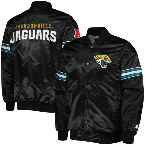 Jacksonville Jaguars Starter The Pick and Roll Satin Jacket