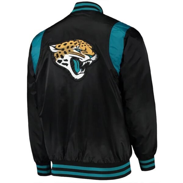 Jacksonville Jaguars Teal and Satin Jacket