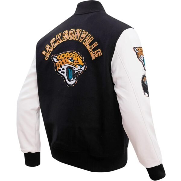 Jacksonville Jaguars Wool and Leather Varsity Jacket