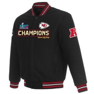 Kansas City Chiefs Black Super Bowl LVII Champions Jacket