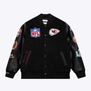 Kansas City Chiefs Blackout Collection Vintage Jacket