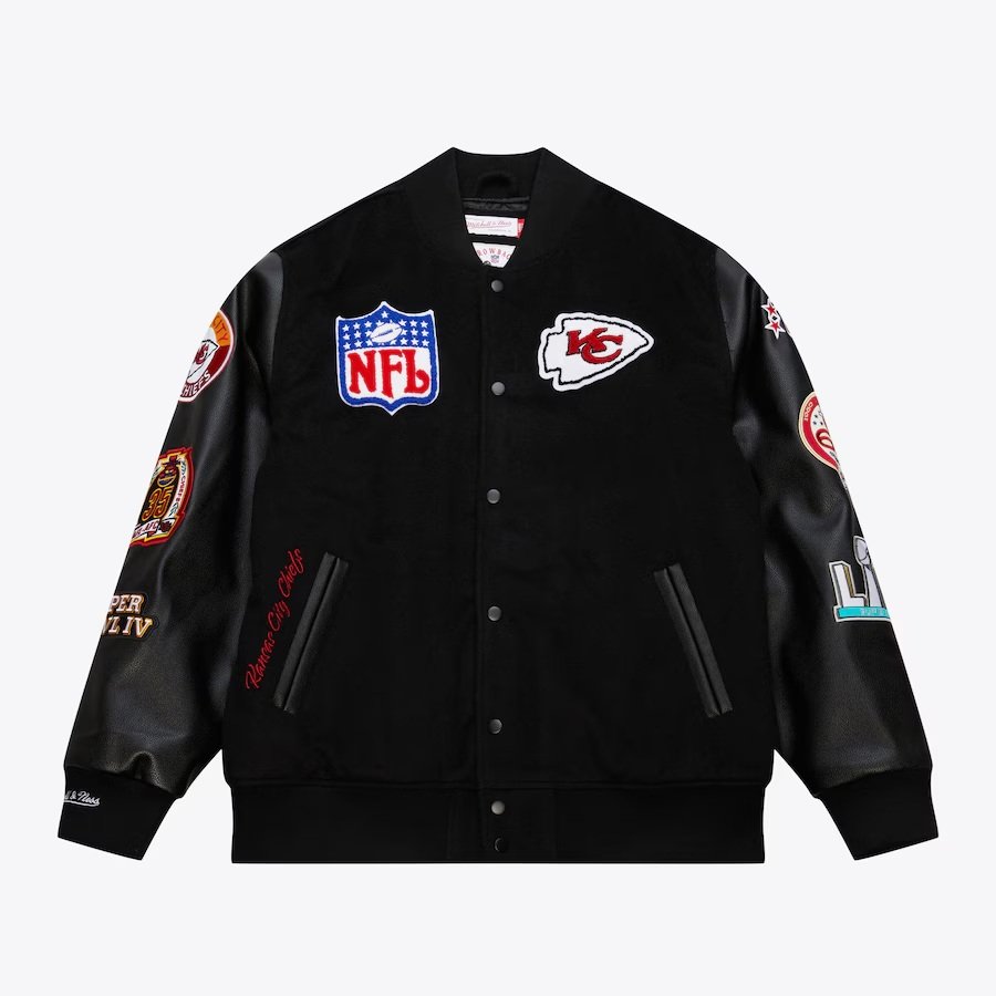 Kansas City Chiefs Blackout Collection Vintage Jacket