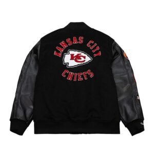 Kansas City Chiefs Blackout Collection Vintage Jacket