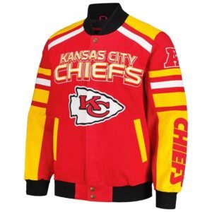 Kansas City Chiefs G-III Sports Red Power Forward Racing Jacket