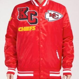 Kansas City Chiefs Mashup Satin Jacket