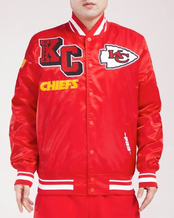 Kansas City Chiefs Mashup Satin Jacket