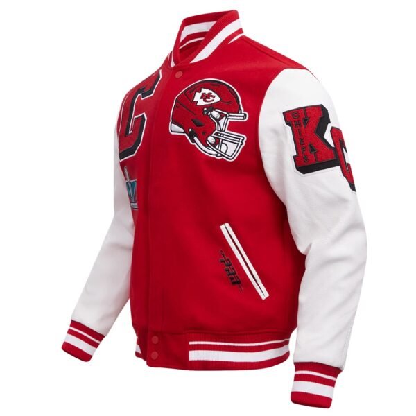 Kansas City Chiefs Mashup Wool Varsity Jacket