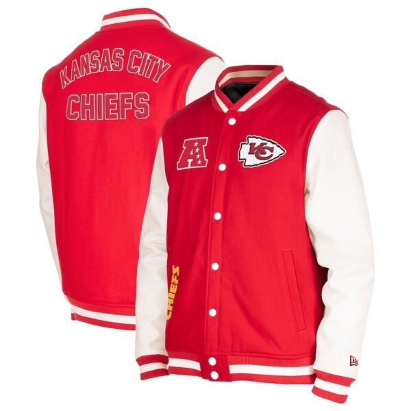 Kansas City Chiefs New Era Red Third Down Jacket