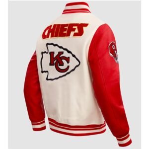 Kansas City Chiefs Retro Classic Rib Varsity Jacket