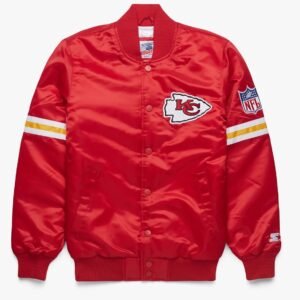 Kansas City Chiefs Satin Varsity Jacket
