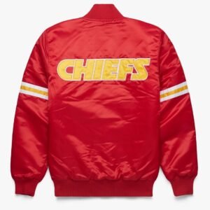 Kansas City Chiefs Satin Varsity Jacket