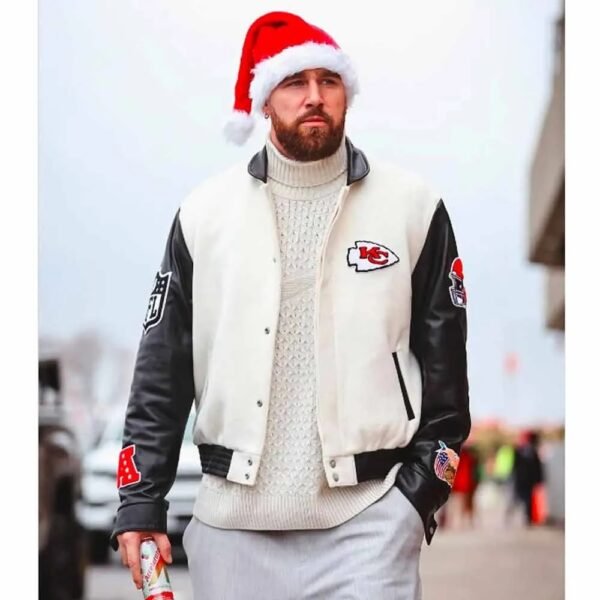 Kansas City Chiefs Travis Kelce Varsity Jacket