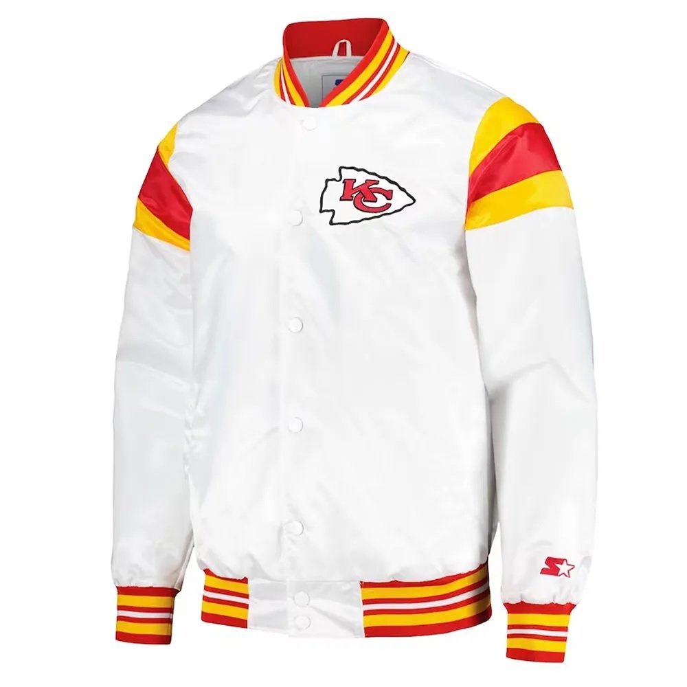 Kansas City Chiefs Teddy Varsity Satin Jacket