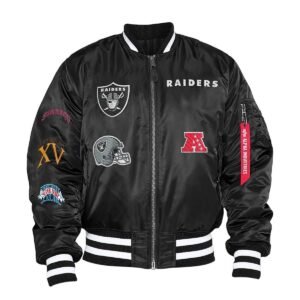 Las Vegas Raiders Ma-1 Bomber Jacket