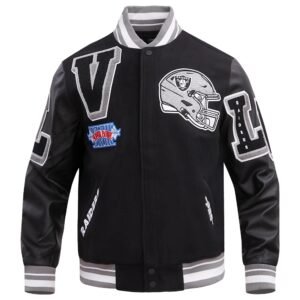 Las Vegas Raiders Mashup Varsity Jacket